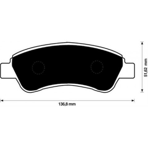 ÖN BALATA P206-P207-P307-PARTNER-BERLINGO-C2-C3-C4--XSARA YM 03=>ARKA DİSK BALATA DUCATO-BOXER 07=>